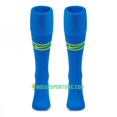 Brazylia Mistrzostwa Świata 2018 Skarpetki Wyjazdowe Niebieski